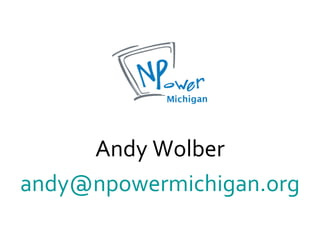 Andy Wolber [email_address] 