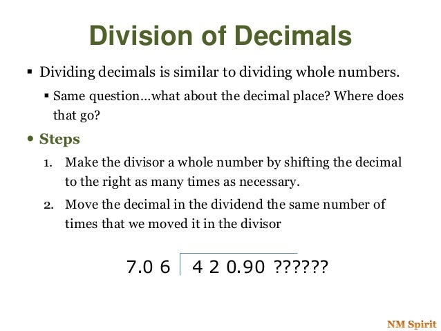 Long Division Calculator with Decimals