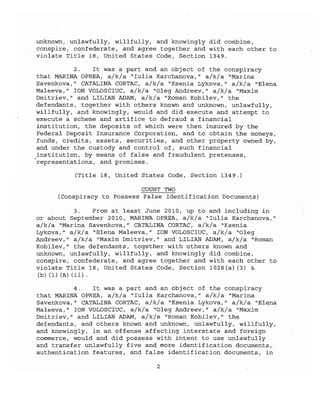 Oprea, marina et al complaint