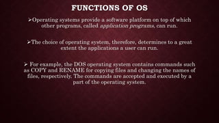 introduction to Operating system. (windows) | PPTX | Operating Systems ...