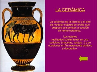 CONTENIDOS LA ORGANIZACIÓN DEL VOLUMEN MEDIOS DE CREACIÓN DE OBRAS TRIDIMENSIONALES TÉCNICAS ESCULTÓRICAS TALLA MODELADO ENSAMBLAJE MULTIPLICACIÓN ESTULTURA ARQUITECTURA CERÁMICA 