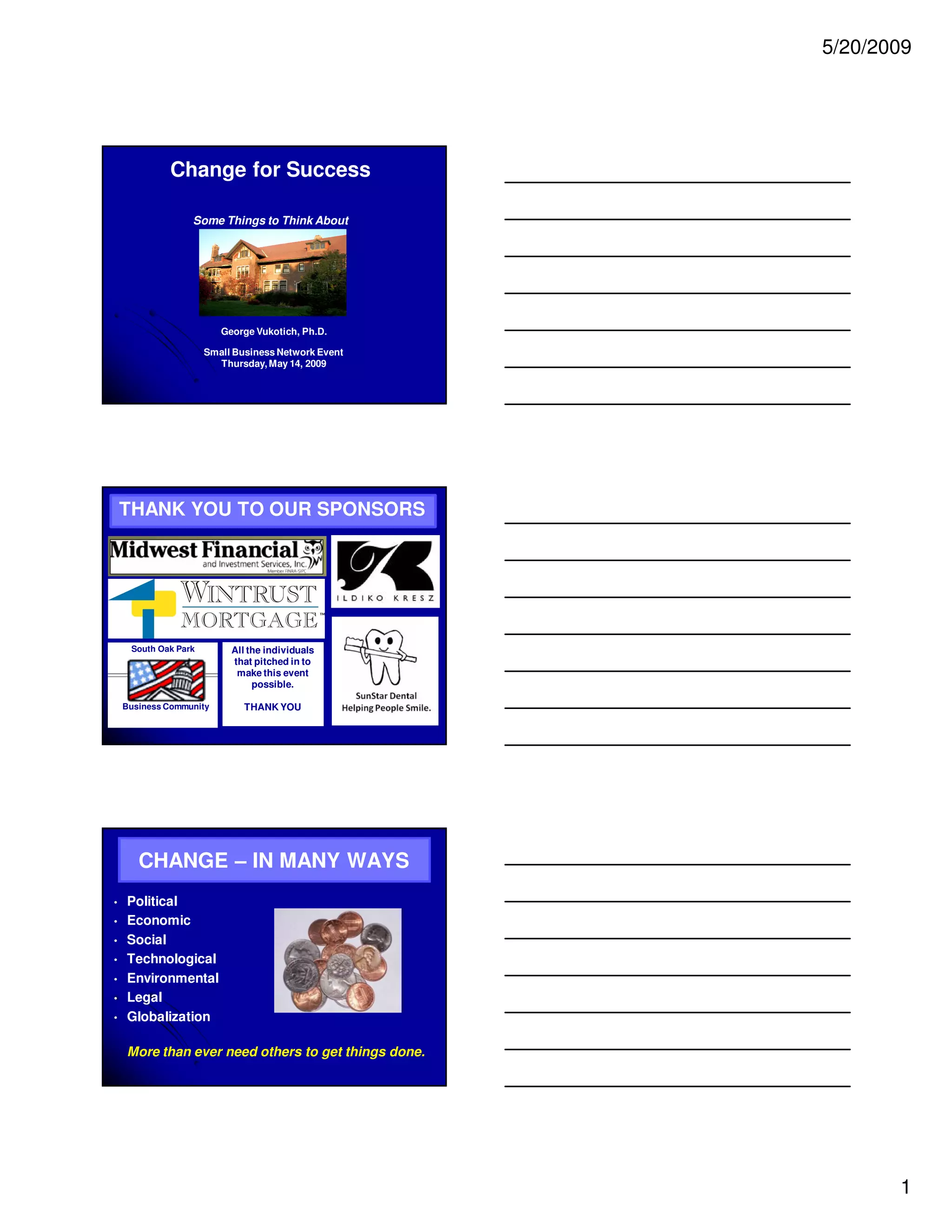 Oprf Small Business Networking Event Chang Ehandouts052009