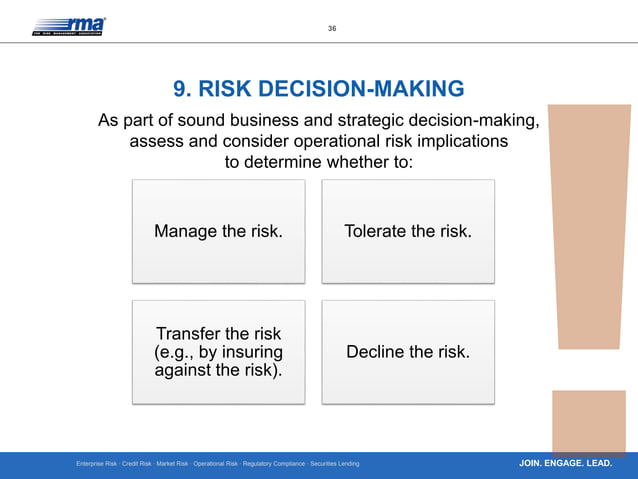 10 Key Principles of Operational Risk Management | PPTX