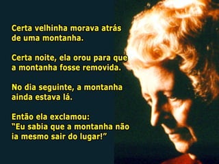 O privilégio de falar com deus