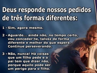 O privilégio de falar com deus