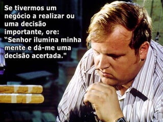 O privilégio de falar com deus