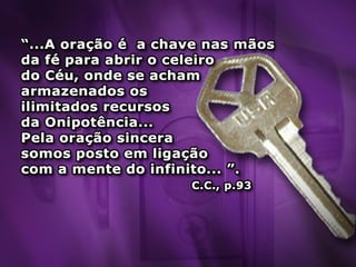 O privilégio de falar com deus