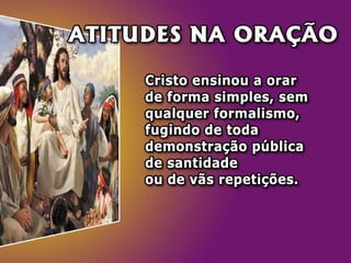 O privilégio de falar com deus