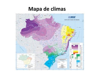 Mapa de climas
 