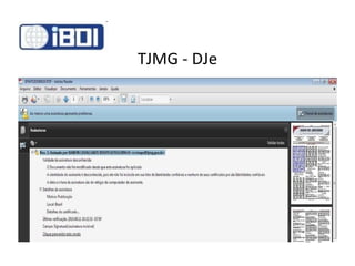 TJMG - DJe 