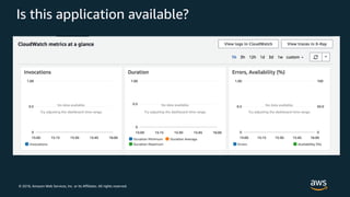 © 2018, Amazon Web Services, Inc. or its Affiliates. All rights reserved.
Is this application available?
 