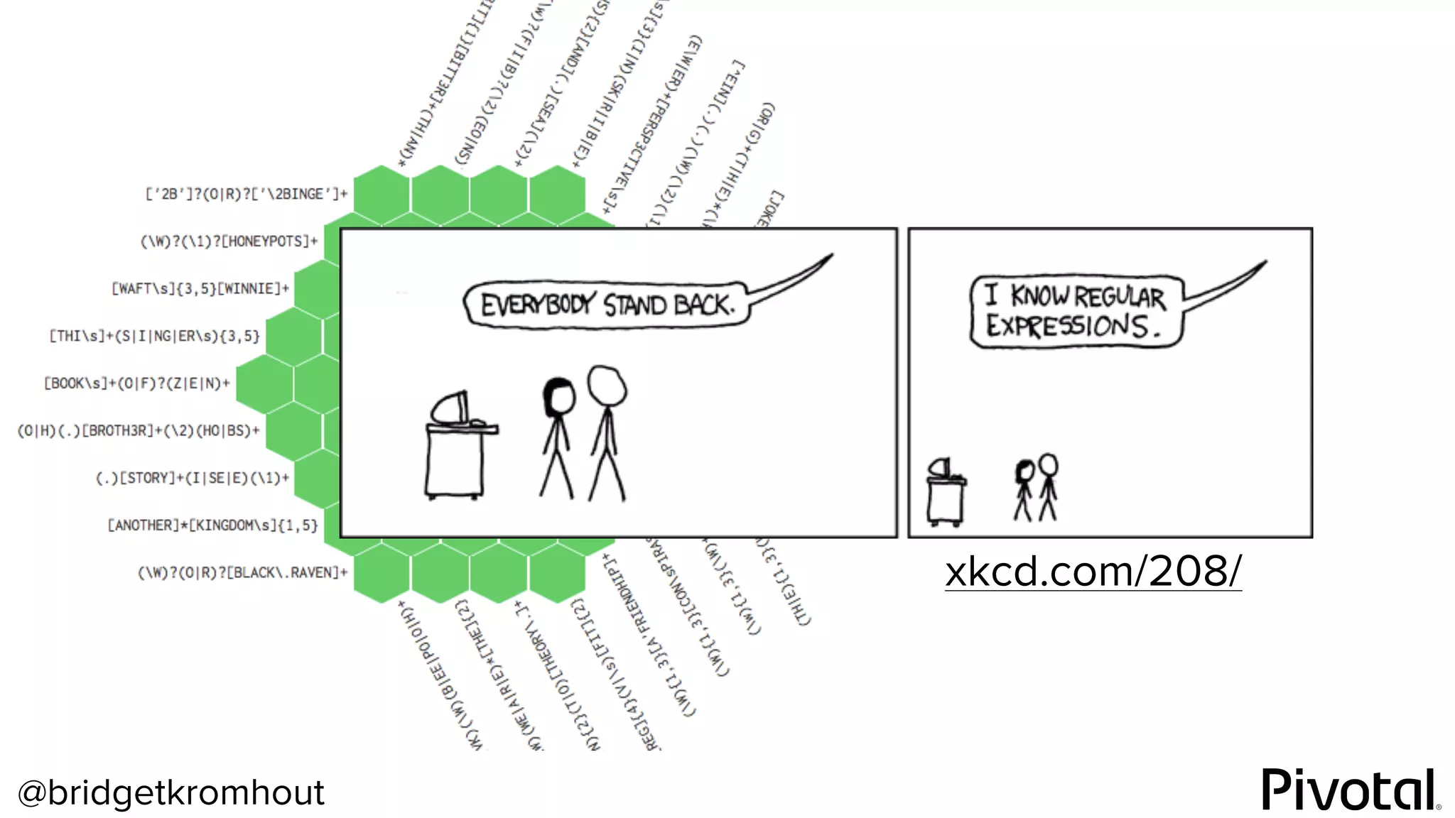 @bridgetkromhout
xkcd.com/208/
 