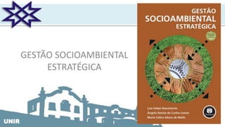 UNIRUNIR
GESTÃO SOCIOAMBIENTAL
ESTRATÉGICA
 