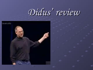 Didus’   review 