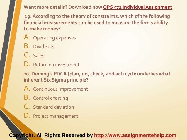 Ops 571 final exam latest university 07 image
