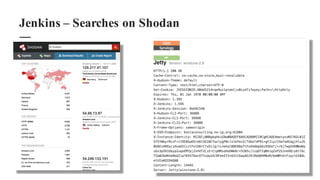 Jenkins – Searches on Shodan
 