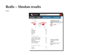 Redis – Shodan results
 