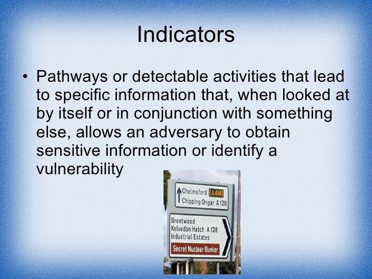 Opsec Vulnerabilities And Indicators Opsec Vulnerabilities And Indicators