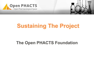 Sustaining The Project
The Open PHACTS Foundation
 
