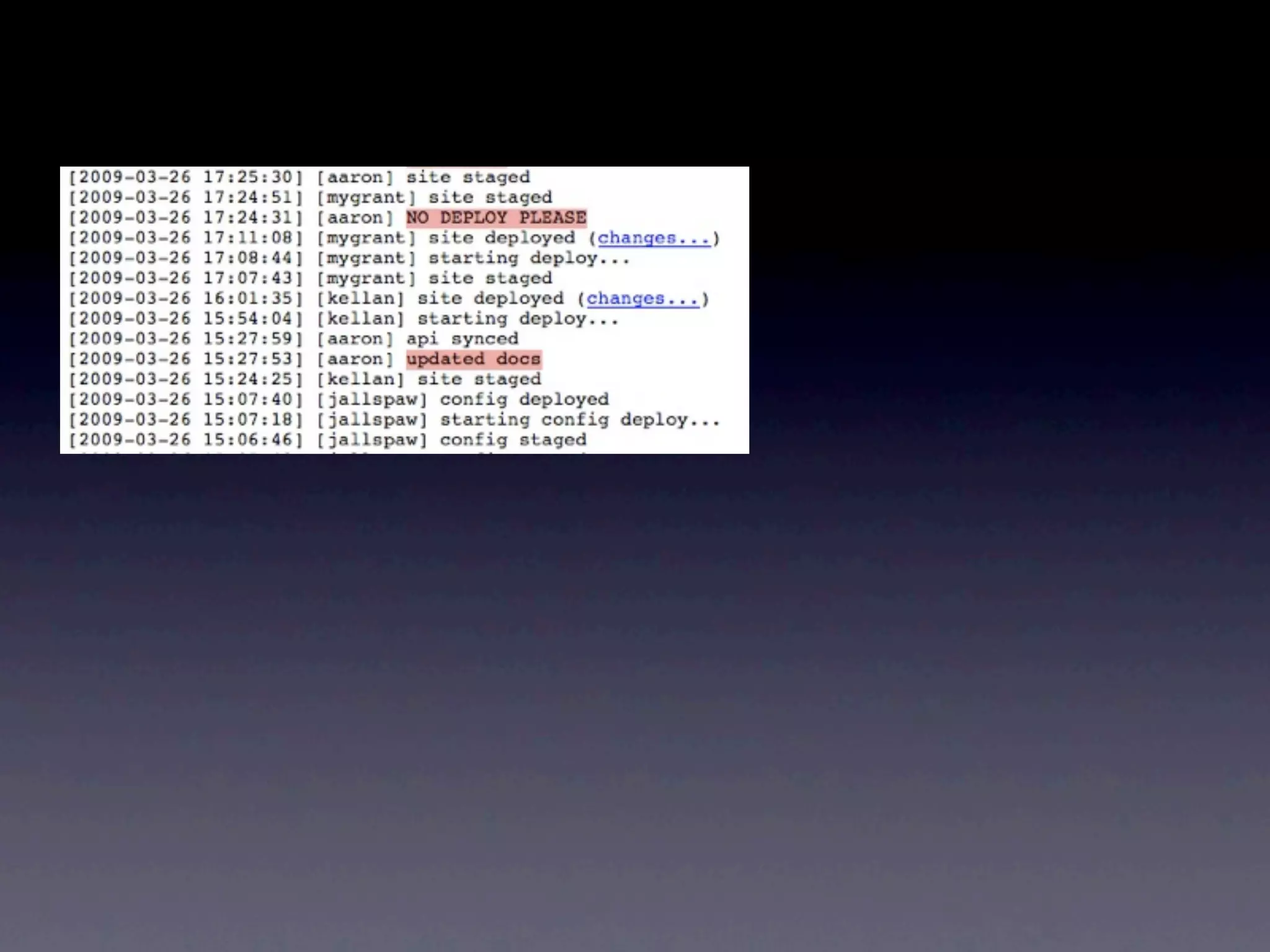 Operational Efficiency Hacks Web20 Expo2009