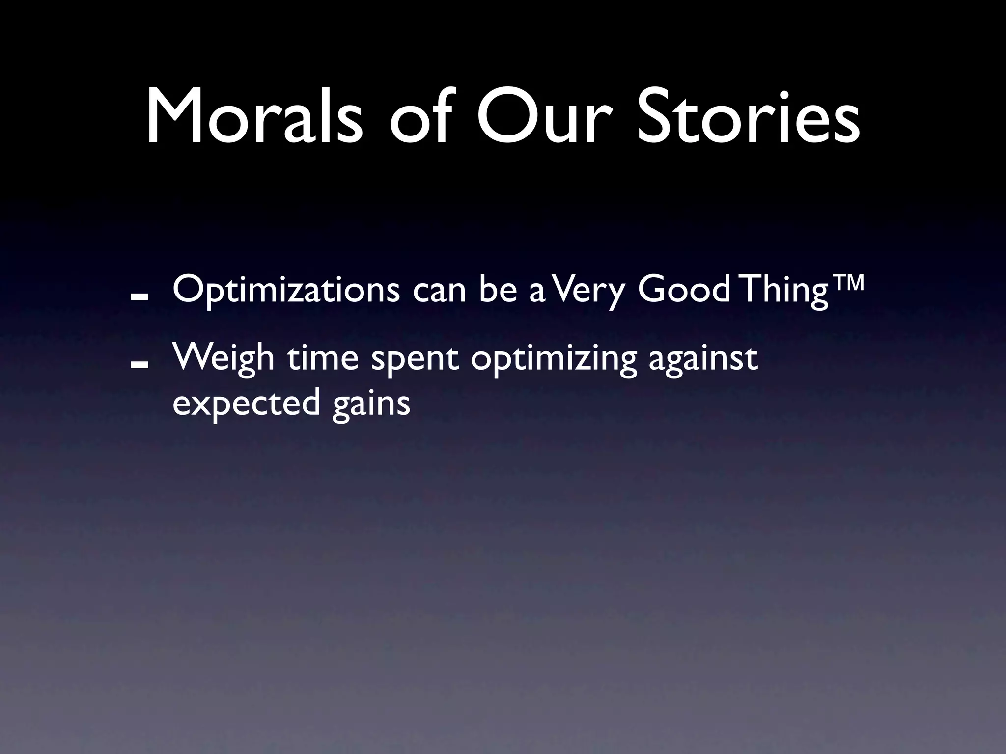 Operational Efficiency Hacks Web20 Expo2009