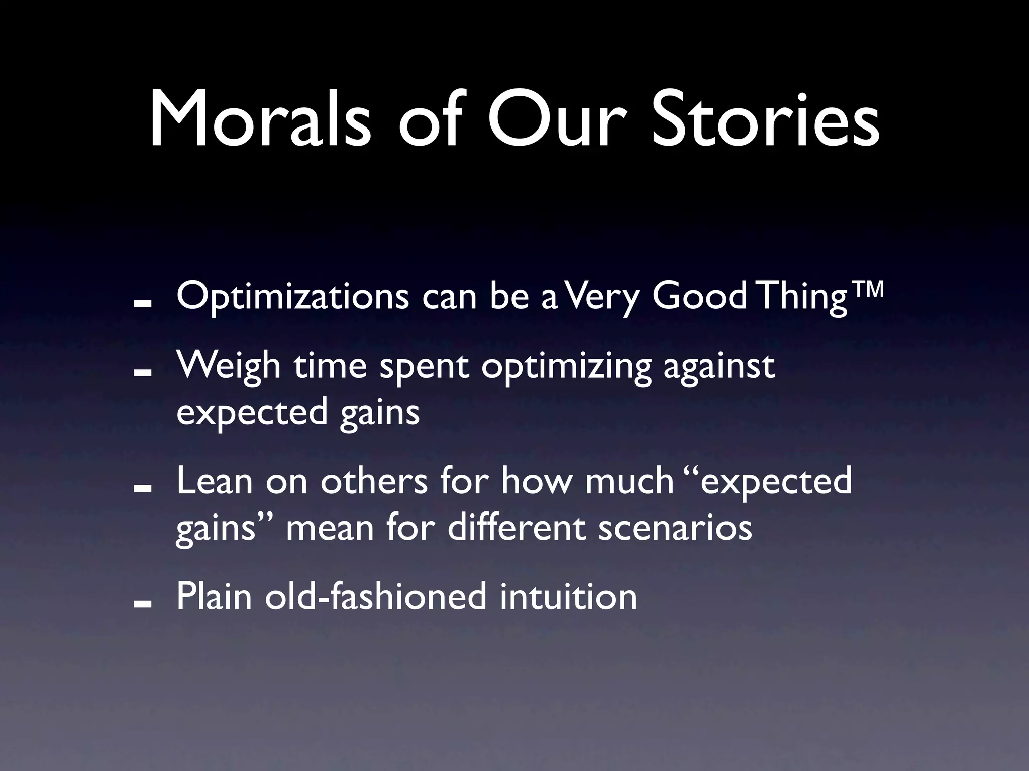 Operational Efficiency Hacks Web20 Expo2009