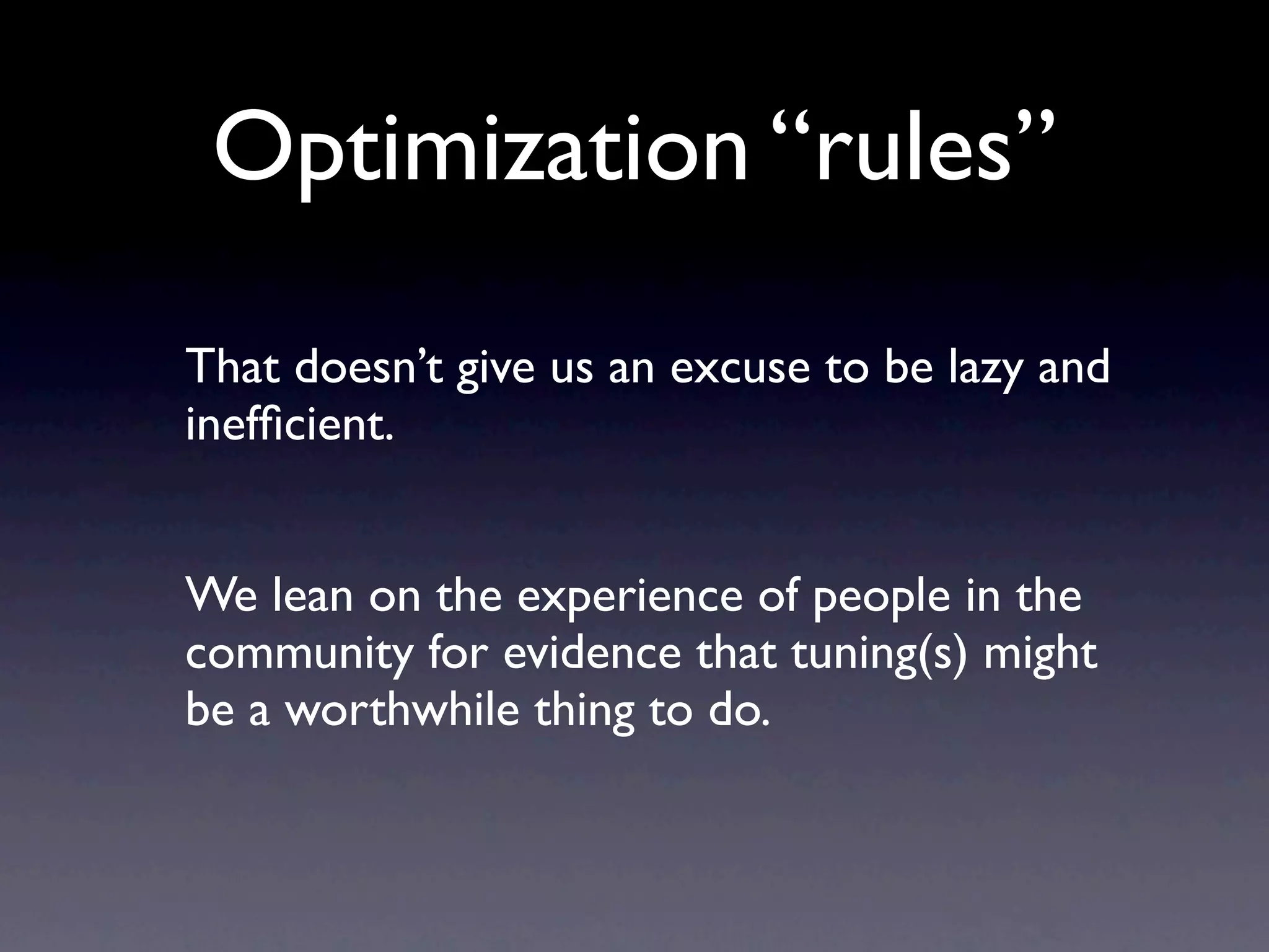 Operational Efficiency Hacks Web20 Expo2009
