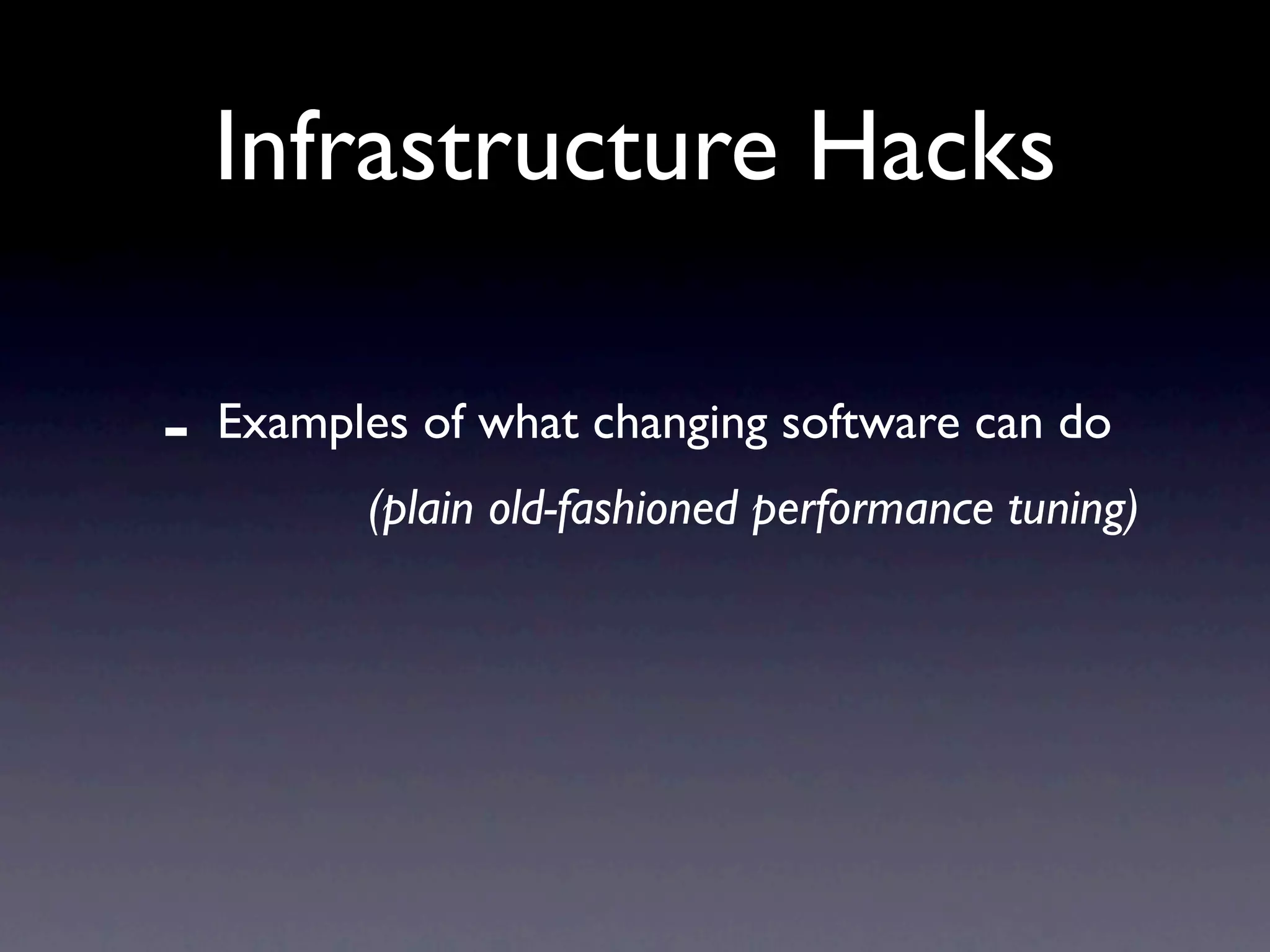 Operational Efficiency Hacks Web20 Expo2009