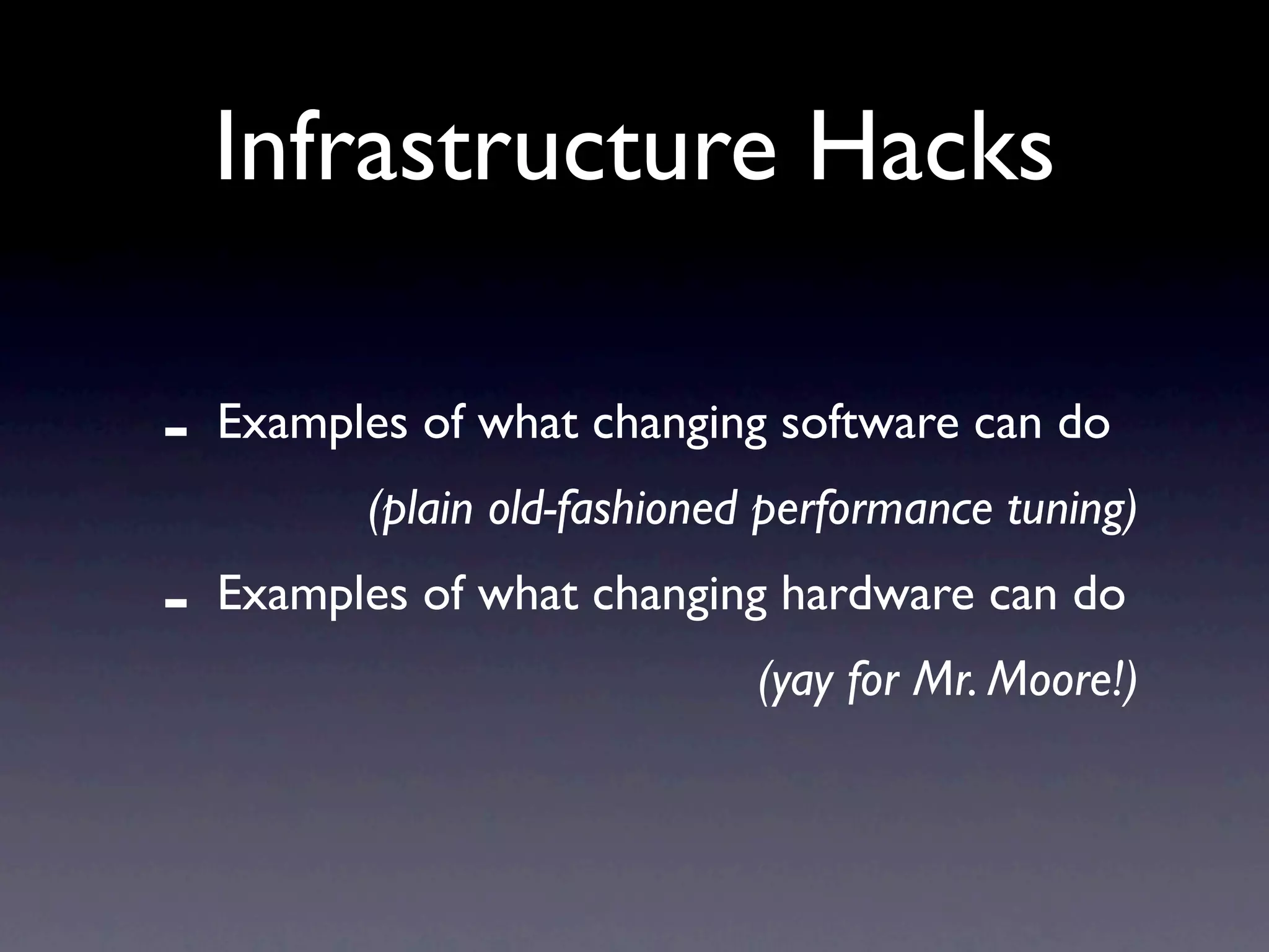 Operational Efficiency Hacks Web20 Expo2009