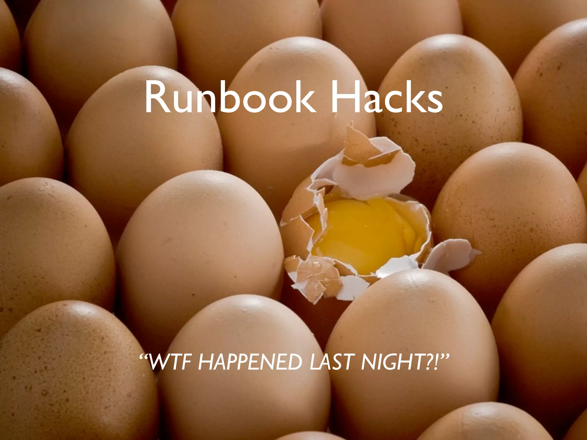 Operational Efficiency Hacks Web20 Expo2009