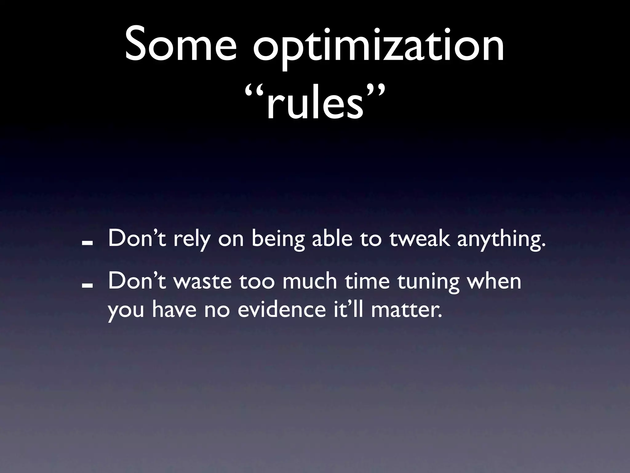 Operational Efficiency Hacks Web20 Expo2009