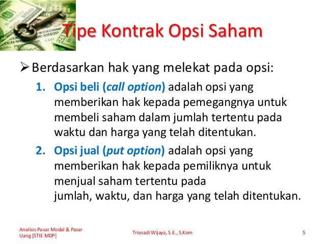 Opsi saham vs hak saham