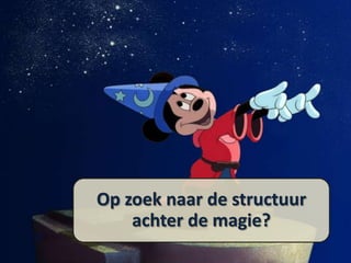 Op zoek naar de structuur
achter de magie?

 