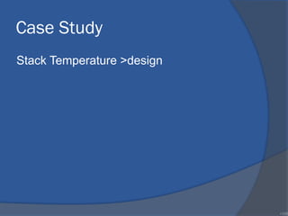 Case Study
Stack Temperature >design
•109
 