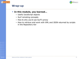 Optaros Surf Code Camp Api