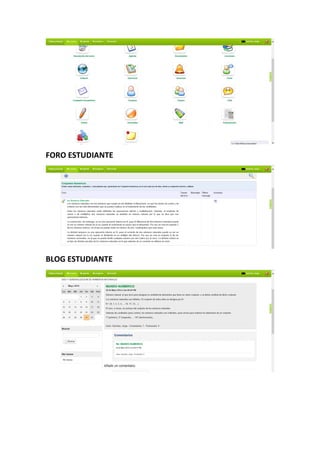 FORO ESTUDIANTE
BLOG ESTUDIANTE