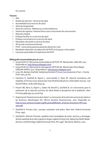 Optativa pcat programa | PDF