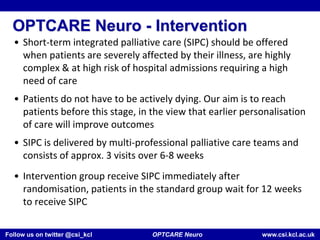 OPTCARE Neuro - Palliative care in patients with Multiple Sclerosis (MS ...
