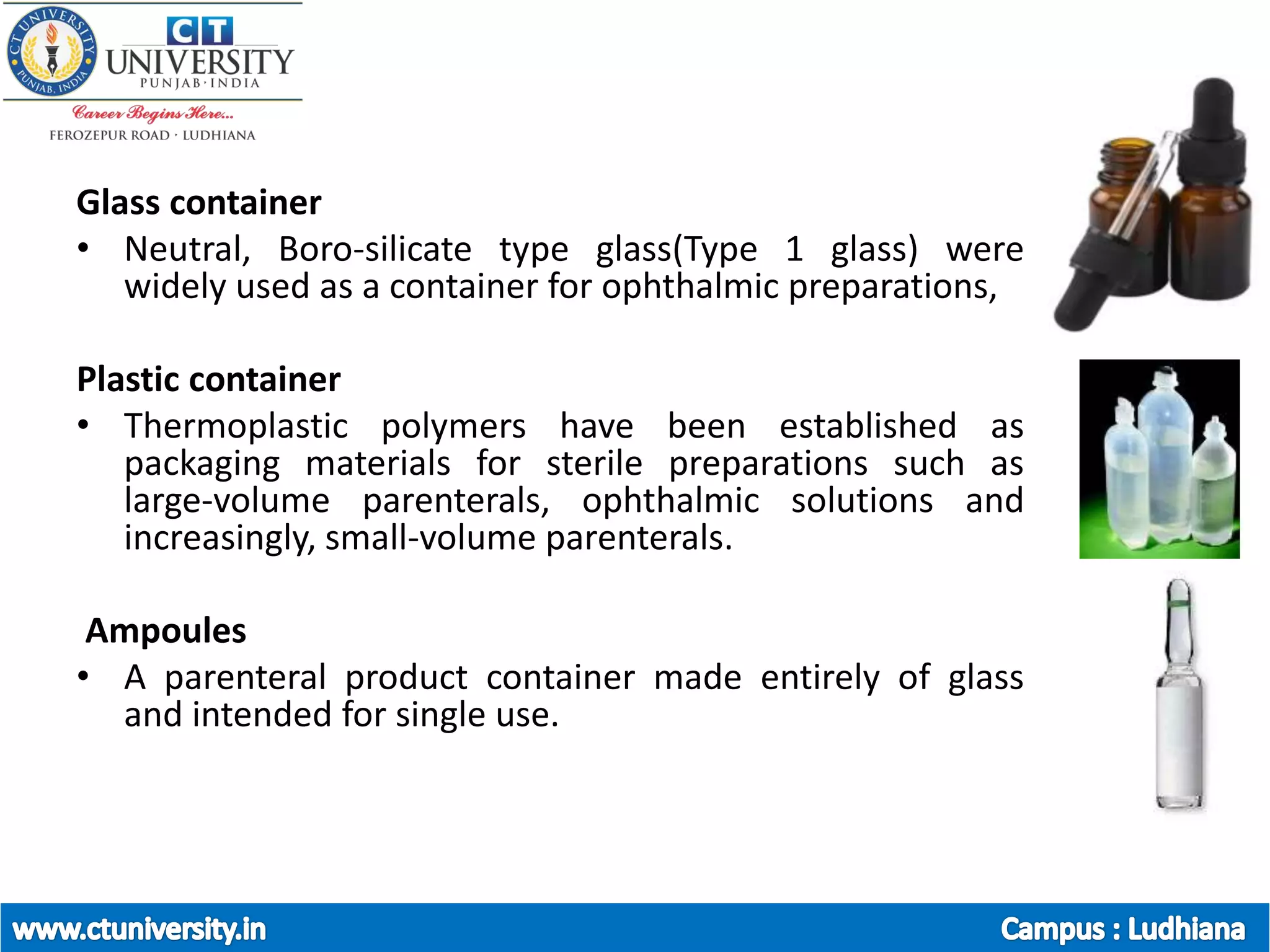 Ophthalmic preparation | PPTX