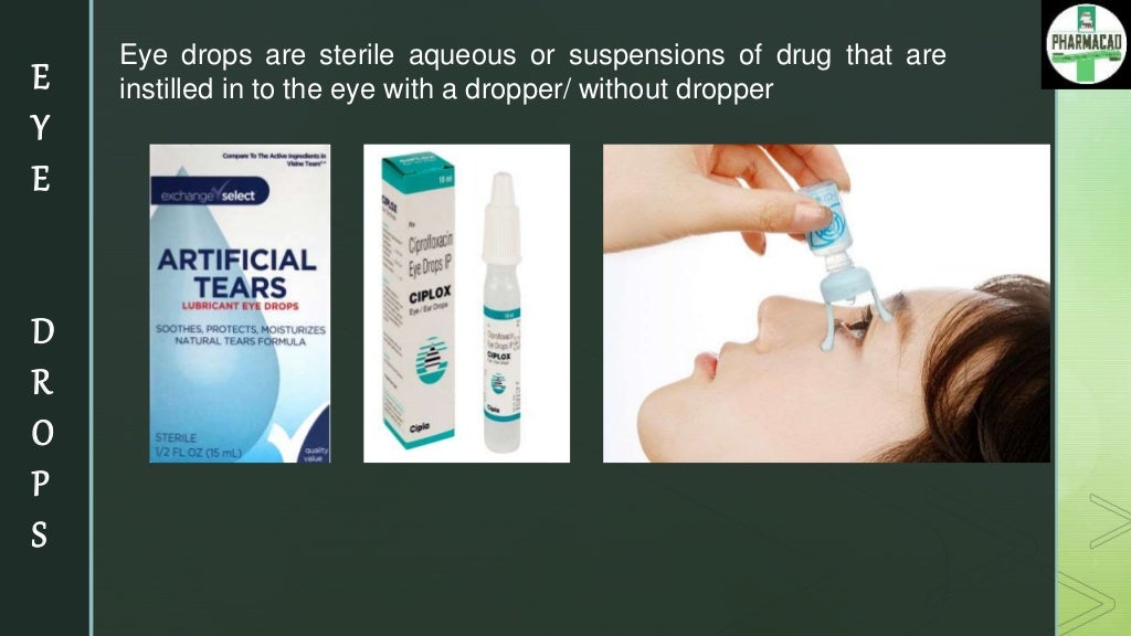 Ophthalmic Preparations Pharmaceutics (Eye Ointment, Suspension, Lo…