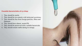 Ophthalmic product | PPTX