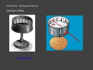 Pré-Cinema – Brinquedos Ópticos

Zoetrópio (1860)




          Exemplo Vídeo
 