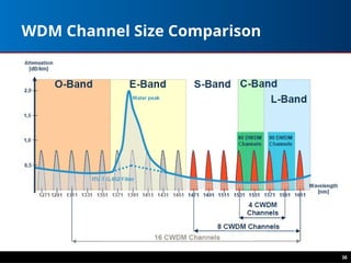 WDM Channel Size Comparison
36
 