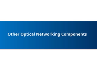 Other Optical Networking Components
51
 