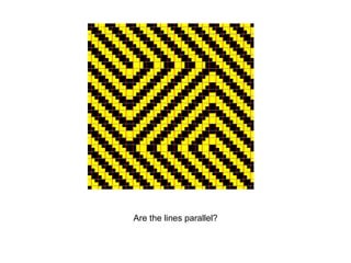 Are the lines parallel? 