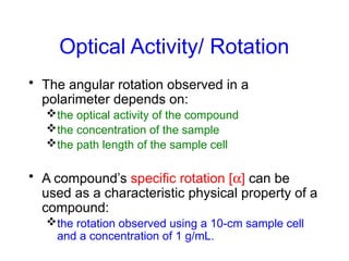 Specific Vs Observed Rotation Optical activity-12-ques.pptx best study | PPT