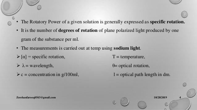 Optical Activity