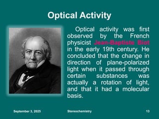 Optical activity stereochemistry organic | PPT