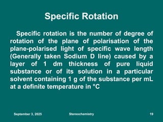 Optical activity stereochemistry organic | PPT