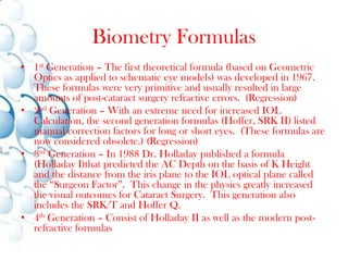 40.75  / 43.50 35.25 / 40.50 39.25 / 43.25 37.50 / 42.00 44.75 / 45.25 * Measurements obtained using Reichert Manual Keratometer Model # 12990